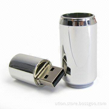 USB Flash Drive, Metal Design with 1 to 32 GB Memory Capacity, CE-, RoHS- and FCC-certified